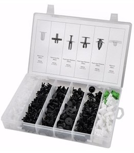 کیت 290 عددی انواع خار پلاستیکی رودری و تریم خودروهای بی ام و الکاتولز LKTOOLS مدل Z0230