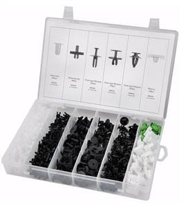 کیت 290 عددی انواع خار پلاستیکی رودری و تریم خودروهای بی ام و الکاتولز LKTOOLS مدل Z0230