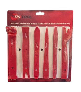 ست 6 عددی خارکش پلاستیکی رودری و داشبورد و پنل درآر خودرو آ اس تول AS TOOL مدل AS-1036
