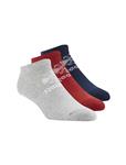 جوراب ساق متوسط بزرگسال بسته 3 عددی Classics Foundation Unisex No Show Sock - 3pair - ریباک