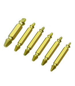 ست 6 عددی قلاویز چپ گرد سر دریلی جنس HSS مستر تولز MASTER TOOLS مدل 6P