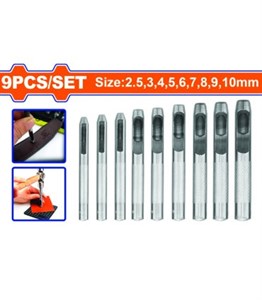 ست 9 عددی سنبه واشر بر 2.5 تا 10 میلیمتر وادفو WADFOW مدل WCC7509