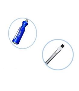 پیچ گوشتی دوسو تخت سایز 300*8 ضربه و آچارخور دسته کریستالی طرح نوا