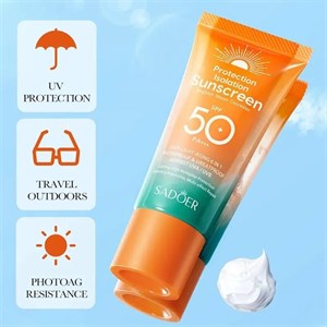 کرم ضد آفتاب ضد چروک 6 در 1 سادور SPF 50 وزن 50 گرم SADOER
