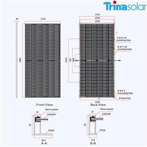 پنل خورشیدی ترینا  615W مونوفیشیال