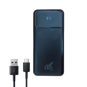 پاور بانک 22.5 وات ریان مدل RY202 ظرفیت 20000 میلی آمپر ساعت همراه کابل USB-C