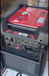 موتور برق کایتو 10 کیلووات سایلنت تکفاز سه گانه ( بنزین ، گاز شهری ، گاز مایع ) چرخدار  KAYTO-14000 ISW | موتوربرق 10000 وات تکفاز