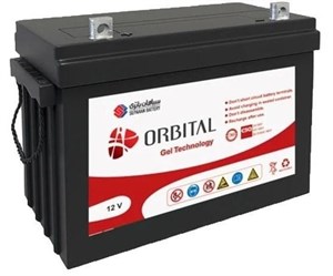 باتری خورشیدی سپاهان باطری مدل ORBITAL ظرفیت 100 آمپر ژل