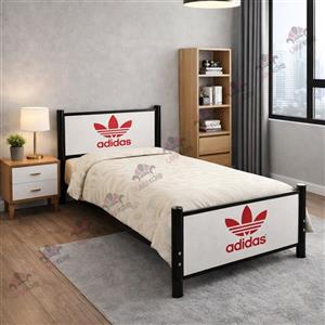 تخت خواب یک نفره فلزی مدل آدیداس