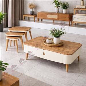 میز جلو مبلی عسلی مدل نایس