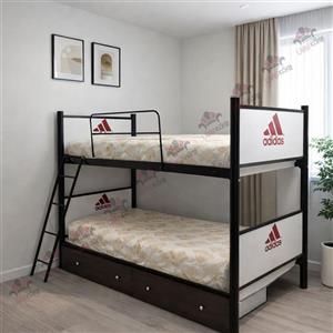 تخت خواب دو طبقه فلزی مدل آدیداس