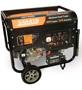 موتور برق ناکایو بنزین استارت 5 کیلووات NK7500E