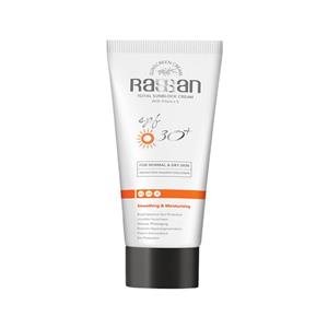 کرم ضد آفتاب بدون رنگ راسن SPF 30 مدل spectrun ‌مناسب پوست‌های معمولی حجم 40 میلی‌ لیتر