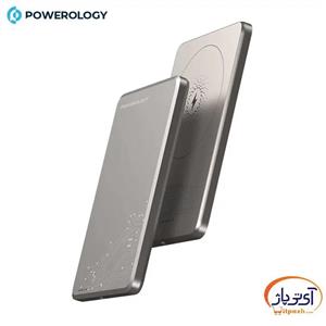 پاوربانک بیسیم  پاورولوژی Ultra Slim MagSafe توان 15/20 وات ظرفیت 5000 میلی آمپر