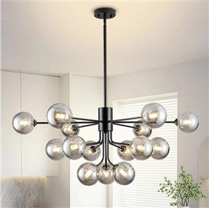 لوستر مدرن فلزی حبابی مولکولی  ۱۵شعله A218