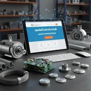 طراحی سایت فروش قطعات آسانسور