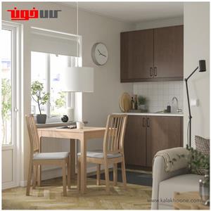میز قابل تبدیل 2 به 4 نفره ایکیا مدل EKEDALEN