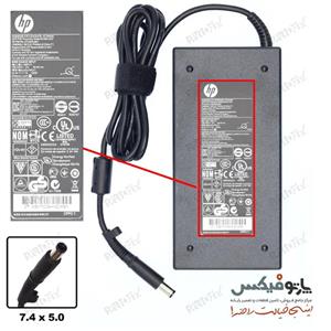 شارژر اورجینال لپ تاپ اچ پی 19.5 ولت 7.7 آمپر کانکتور 5.0 * 7.4