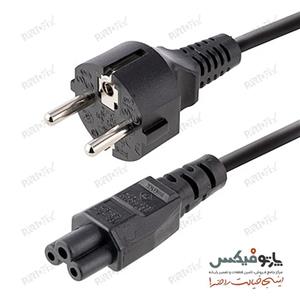 کابل برق سه پین شارژر لپ تاپ 1.5 متری