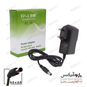 آداپتور مودم تی پی لینک 9 ولت 1 آمپر سرکانکتور 2.5 * 5.5
