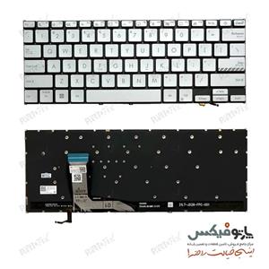 کیبورد لپ تاپ ایسوس X1402 نقره ای