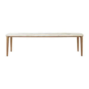 میز مستطیل صفحه سنگ پایه چوبی نظری مدل Dining(II)