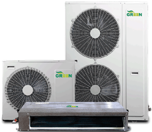 داکت اسپلیت اینورتر گرین 36000 مدل GDS-36P1T1A2P