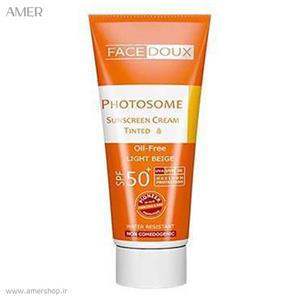کرم ضد آفتاب رنگی فیس دوکس پوست چرب بژ متوسط حجم40