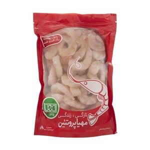 میگو منجمد مهیا پروتئین سایز 40-31 مقدار 450 گرم Mahya Protein Frozen Shrimp Size 31-40 450gr