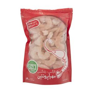 میگو منجمد مهیا پروتئین سایز 40-31 مقدار 450 گرم Mahya Protein Frozen Shrimp Size 31-40 450gr