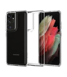کیس اسپیگن Galaxy S21 Ultra Case Spigen Crystal Hybrid