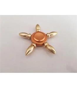 اسپینر فلزی 5 پره فشنگی طرح سکان کشتی Fidget Spinner Focus Fidget Spinner