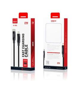 کابل شارژ تایپ سی به لاتنینگ هیسکا مدل HISKA LX-16CL
