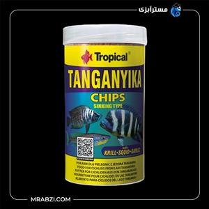 غذای ماهی تروپیکال چیپسی مدل Tanganyika Chips