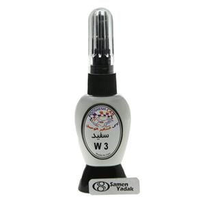 لاک خشگیر اتومبیل  رنگ سفید کد W3 - 29026