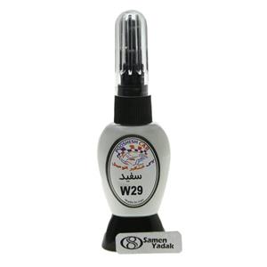 لاک خشگیر اتومبیل  رنگ سفید کد W29 - جیلی سفید