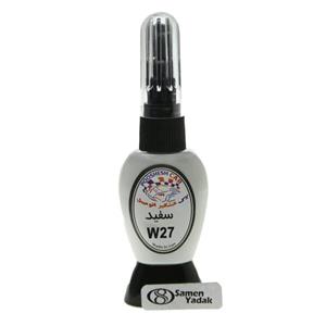 لاک خشگیر اتومبیل  رنگ سفید کد W27 - ایران خودرو 29020Z