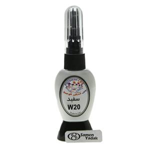 لاک خشگیر اتومبیل  رنگ سفید کد W20 - ایران خودرو 29019 - 29020G - 29020