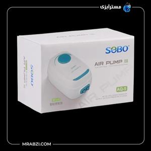 پمپ هوا بی صدا آکواریوم سوبو مدل AQ-5