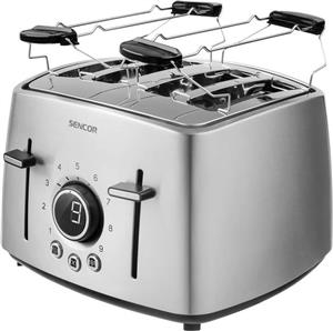 🍞 توستر سنکور STS 5070SS: چهار درگاه، 1600W و 9 حالت تنظیم حرارت