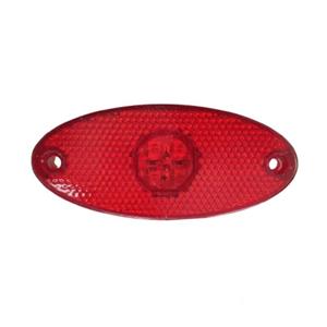 چراغ بغل قرمز بیضی ۴ لامپ وسط مارالی TP ( پک ۲ عددی )