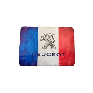 برچسب بدنه سواری حالت عمودی طرح پرچم فرانسه و پژو