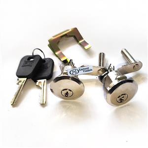 قفل سوئیچی ضد سرقت برنجی درب جلو 206 ، 207 و رانا میرزایی