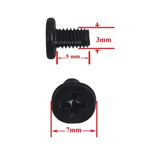 پیچ هارد M3x5 گل بزرگ 7mm پک 10 عددی