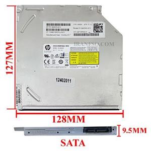 درایو لپ تاپ دی وی دی رایتر اچ پی Sata Superslim 9.5mm ریفر-شش ماه گارانتی