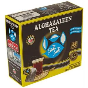 چای سیاه کیسه ای دو غزال اکبر ارل گری 100 عددی Akbar Do ghazal Tea Super Earl Grey