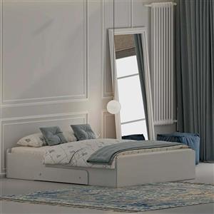 تخت خواب ملامینه دو نفره اعیان مدل FH969 سایز 160x200 سانتی متر