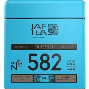 چای سیاه تک خاستگاه جف تی مدل سامرست 582 قوطی 125 گرمی Jaf Tea somerset