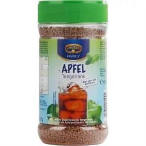 پودر چای فوری سیب کروگر (سرد و گرم) غنی‌شده با ویتامین سی 400گرم Kruger Family Teegetrank Apfel