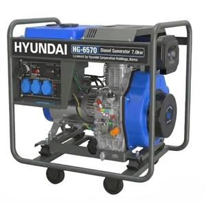 موتور برق دیزلی هیوندای ۷ کیلووات مدل HG-6570